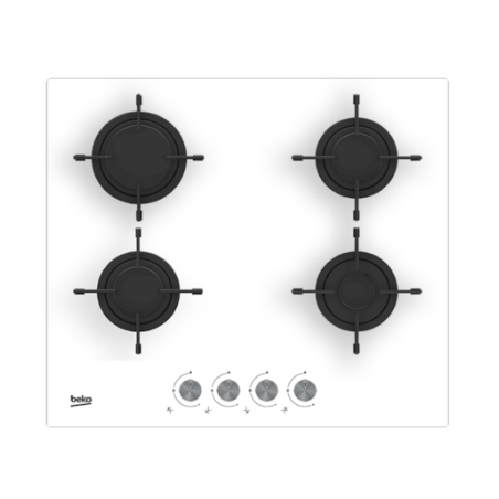 Plynová varná deska Beko bílá HILG64220SW
