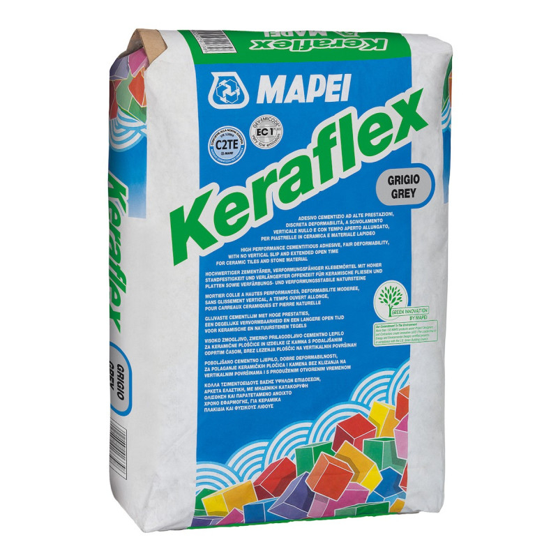 Lepidlo Mapei Keraflex šedá 25 kg C2TE KERAFLEX254