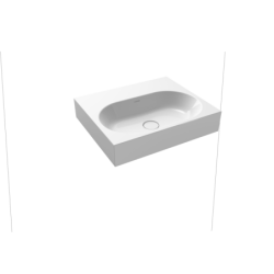 Umyvadlo Kaldewei Centro 60x50 cm alpská bílá otvor pro baterii, bez přepadu KW3061PE1