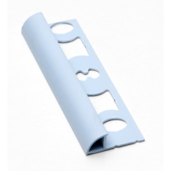 Lišta ukončovací oblá PVC světle modrá, délka 250 cm, výška 8 mm, L825013