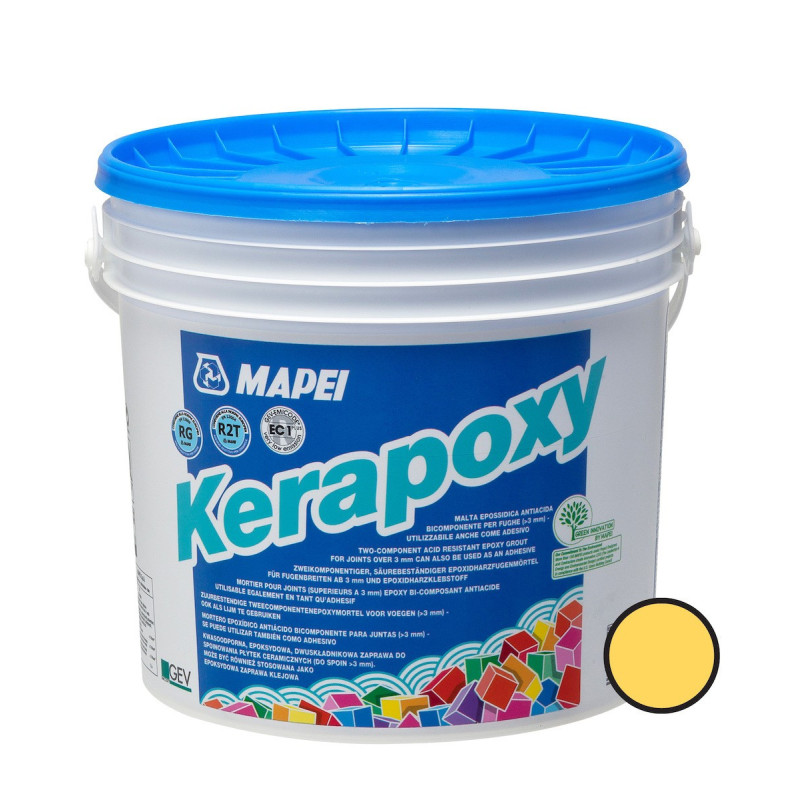 Spárovací hmota Mapei Kerapoxy žlutá 5 kg R2T MAPX5150