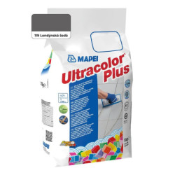 Spárovací hmota Mapei Ultracolor Plus londýnská šedá 5 kg CG2WA MAPU119