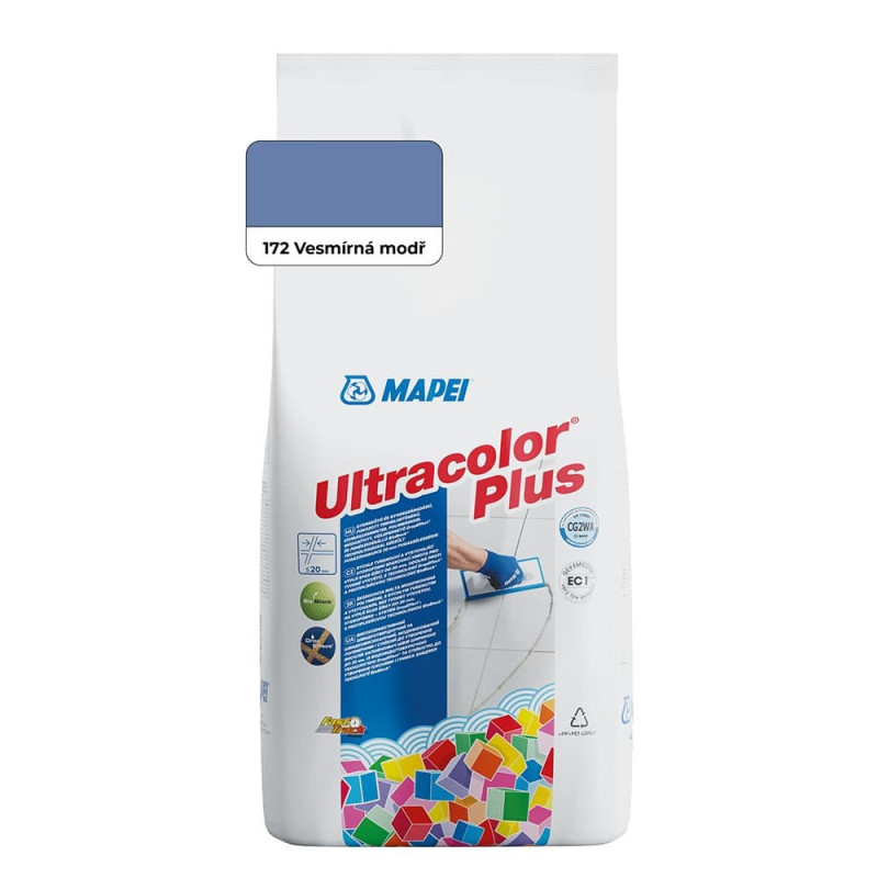 Spárovací hmota Mapei Ultracolor Plus vesmírná modř 2 kg CG2WA MAPU2172