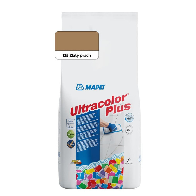 Spárovací hmota Mapei Ultracolor Plus zlatý prach 2 kg CG2WA MAPU2135