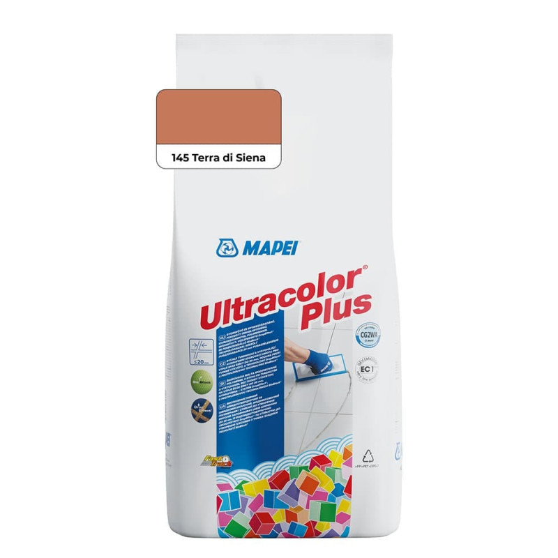 Spárovací hmota Mapei Ultracolor Plus terra di siena 2 kg CG2WA MAPU2145