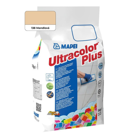 Spárovací hmota Mapei Ultracolor Plus mandlová 5 kg CG2WA MAPU138