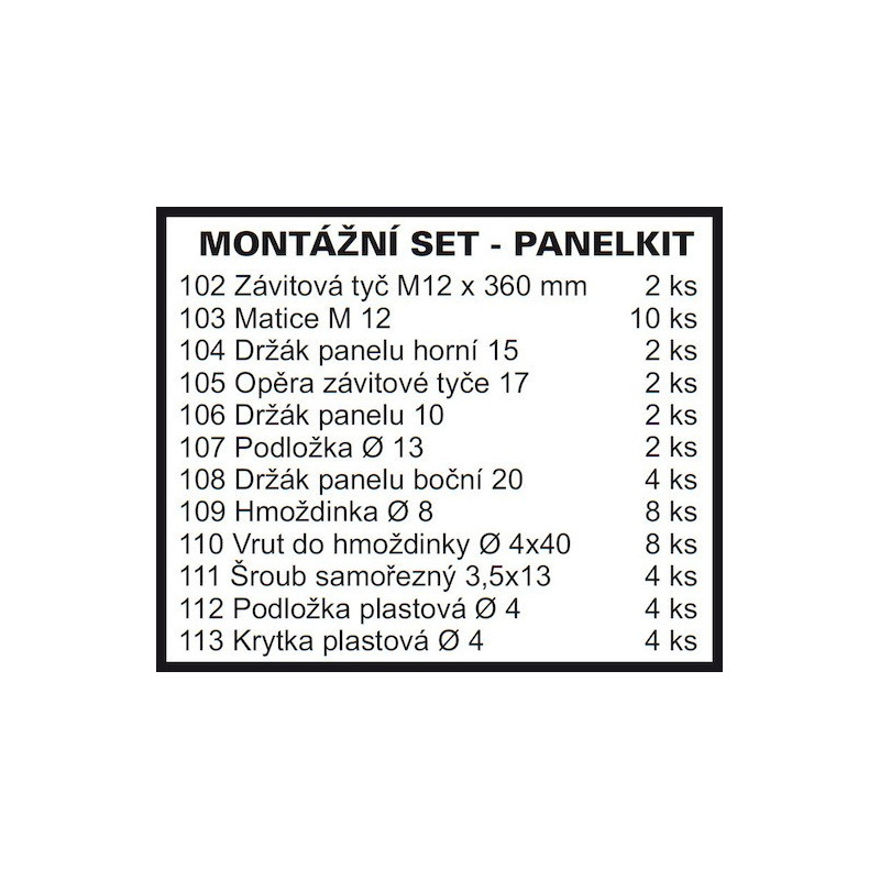 Ravak Panelkit SABINA 90 B2E000000N