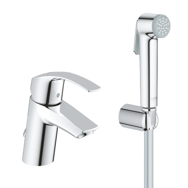 Umyvadlová baterie Grohe Eurosmart New s bidetovou sprškou chrom 23124002