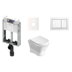 Cenově zvýhodněný závěsný WC set TECE k zazdění + WC Roca Nexo KMPLNEXOT