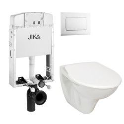 Cenově zvýhodněný závěsný WC set Jika k zazdění + WC Jika Nila KMPLJIKA