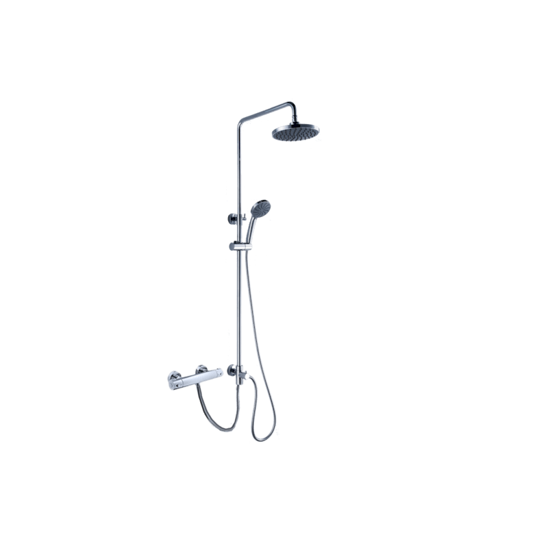 Sprchový systém Optima s termostatickou baterií chrom OPTIMAPIPETSBAT