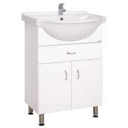 Koupelnová skříňka s umyvadlem Keramia Pro 60x50 cm bílá PRO60Z
