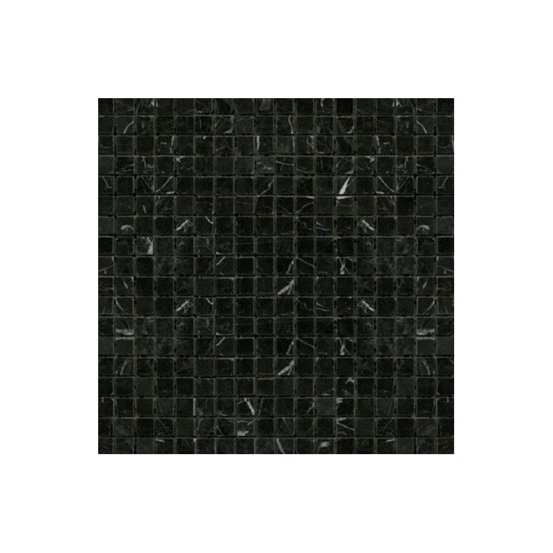 Kamenná mozaika Premium Mosaic Stone černá 30x30 cm leštěná STMOS15BKP