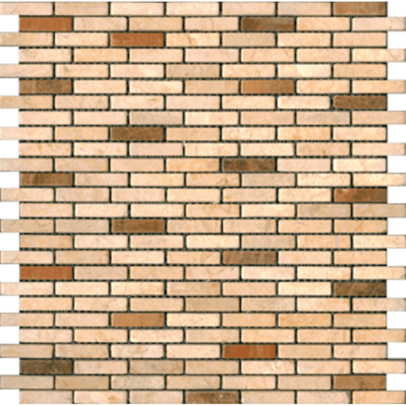 Kamenná mozaika Premium Mosaic Stone béžová 29x30 cm mat STMOS1040CRW