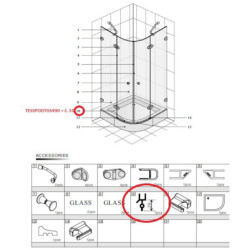 Náhradní díl Anima Glass TESSPODTGS490