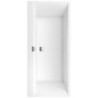 Obdélníková vana Villeroy & Boch Squaro 160x75 cm litý mramor levá i pravá UBQ160SQE2DV-01