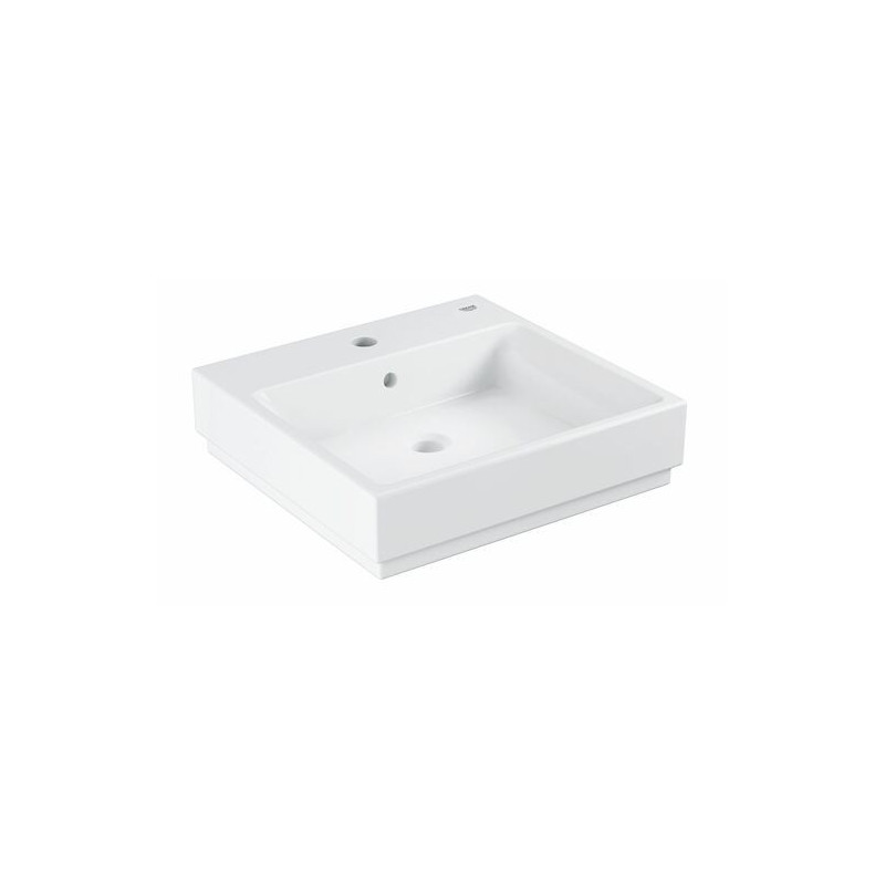 Grohe Cube Ceramic Umyvadlo s přepadem, 500x490 mm, PureGuard, alpská bílá 3947400H