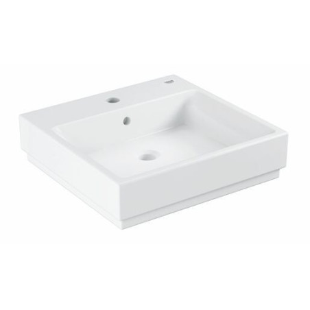 Grohe Cube Ceramic Umyvadlo s přepadem, 500x490 mm, PureGuard, alpská bílá 3947400H