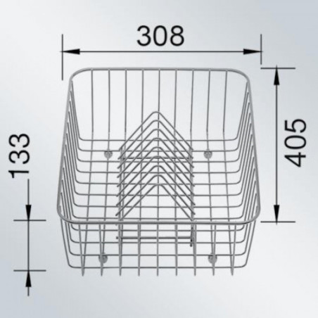 Koš na nádobí Blanco nerez 507829