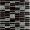 Nerezová mozaika Premium Mosaic Stone černá 30x30 cm mat / lesk MOS4815BK