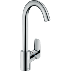 Dřezová baterie Hansgrohe Logis M31 s otočným raménkem chrom 71835000