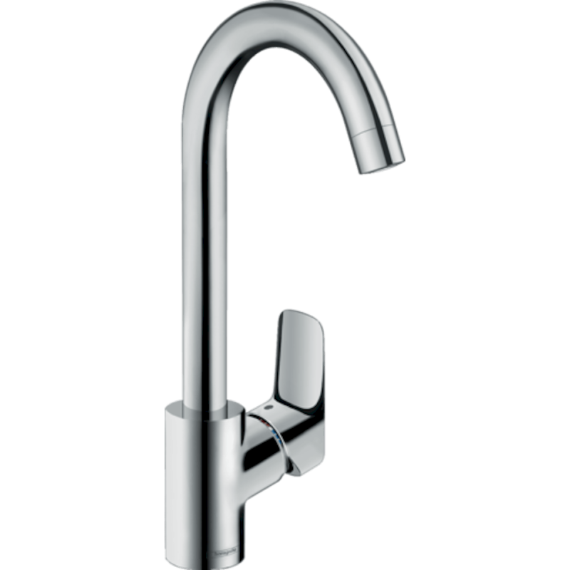 Dřezová baterie Hansgrohe Logis M31 s otočným raménkem chrom 71835000