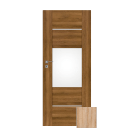 Interiérové dveře Naturel Aura levé 90 cm jilm AURA5J90L