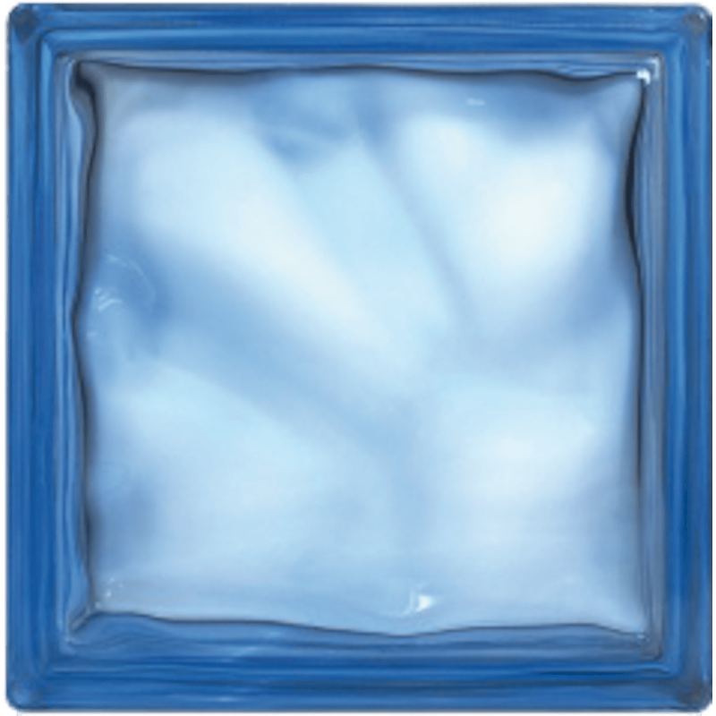 Luxfera Glassblocks blue 19x19x8 cm lesk 1908WBLUE