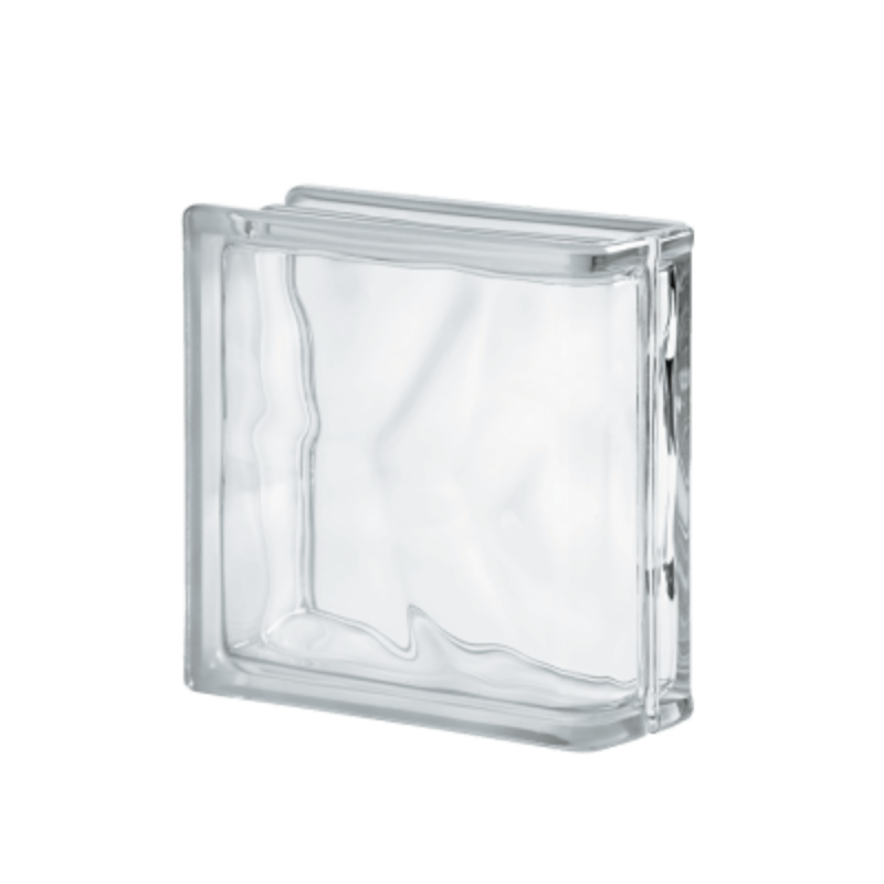 Luxfera Glassblocks čirá 19x19x8 cm lesk 1908WLINEND