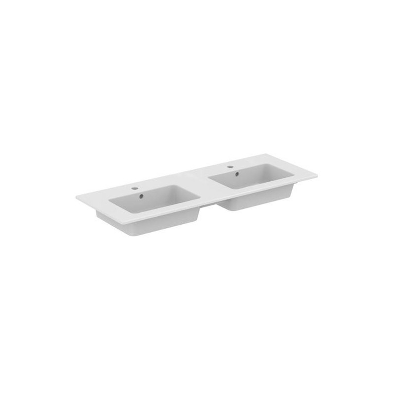 Dvojumyvadlo Ideal Standard Tempo 121x45 cm dva otvory pro baterii E053401