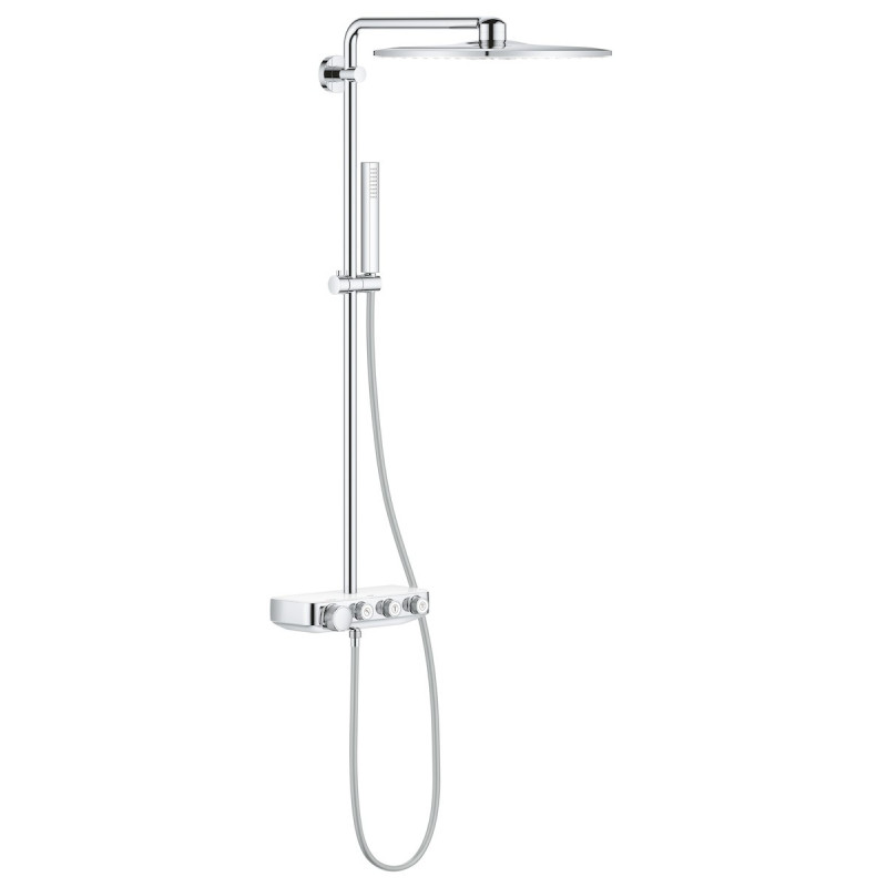 Sprchový systém Grohe Euphoria SmartControl System s termostatickou baterií Moon White, Yang White 26508LS0