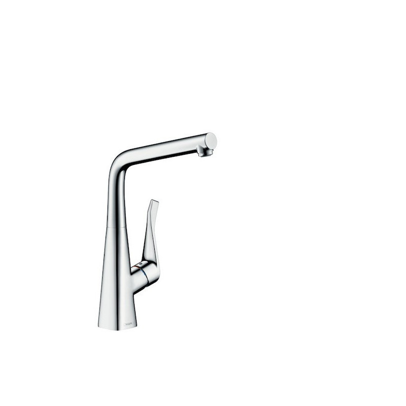 Dřezová baterie Hansgrohe Metris M71 s otočným raménkem chrom 14822000