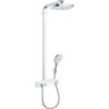 Sprchový systém Hansgrohe Raindance Select E na stěnu s termostatickou baterií bílá/chrom 27283400