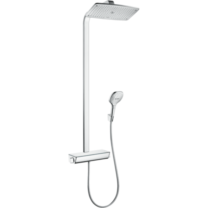 Sprchový systém Hansgrohe Raindance E na stěnu s termostatickou baterií chrom 27286000