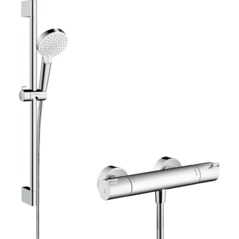 Sprchová baterie Hansgrohe Crometta se sprchovým setem bílá/chrom 27812400