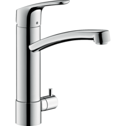 Dřezová baterie Hansgrohe Focus M41 s uzavíracím ventilem chrom 31803000