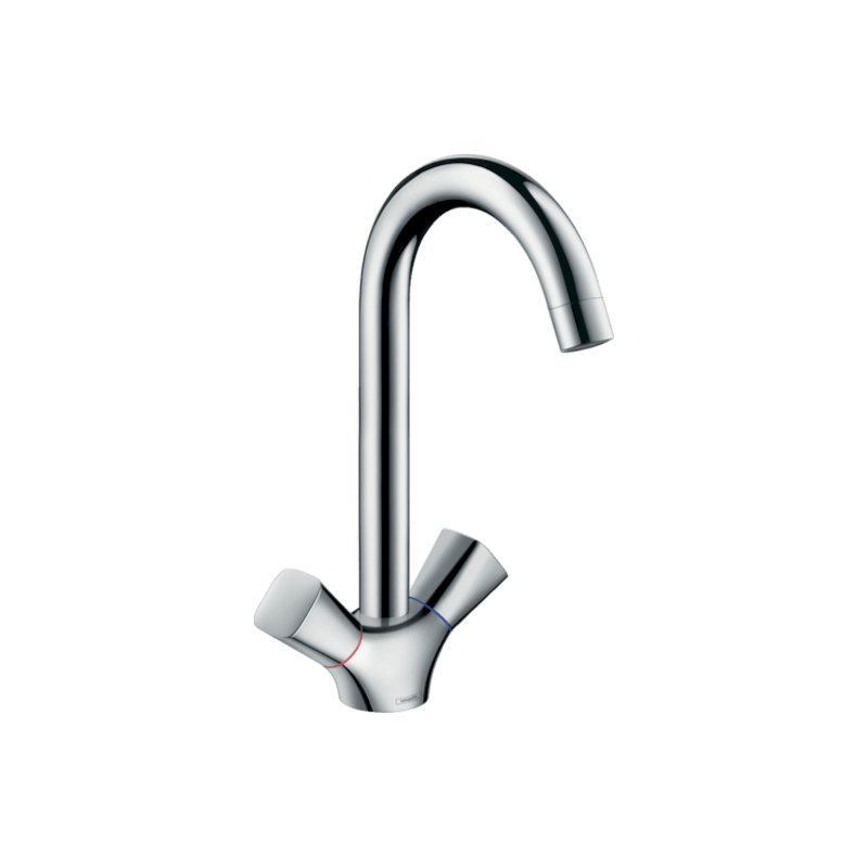 Dřezová baterie Hansgrohe Logis M31 s otočným raménkem chrom 71280000