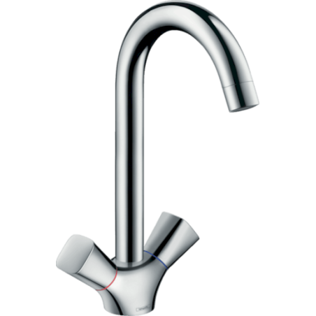 Dřezová baterie Hansgrohe Logis M31 s otočným raménkem chrom 71280000