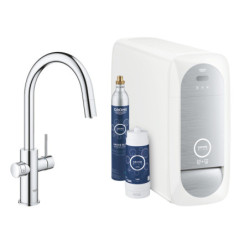 Dřezová baterie Grohe Blue Home s vytahovací sprškou chrom 31541000