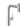 Dřezová baterie Hansgrohe Metris Select M71 s vytahovací sprškou chrom 14857000