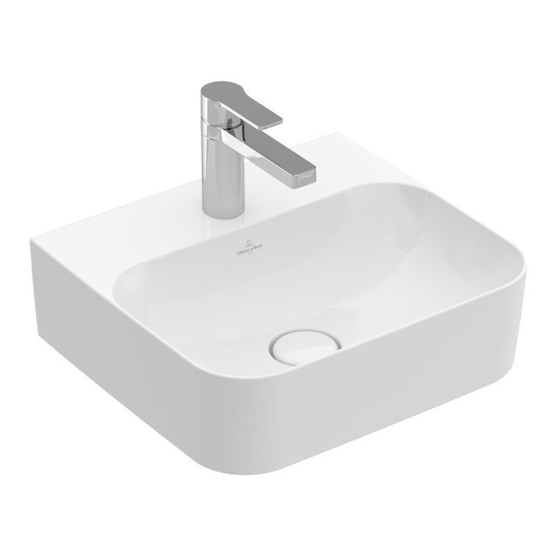 Villeroy & Boch Finion umývátko 43x39,1otvor, skrytý přepad,R1 43644CR1