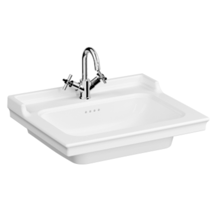 Umyvadlo VitrA Ricordi 65x53 cm otvor pro baterii uprostřed 7801-003-0001