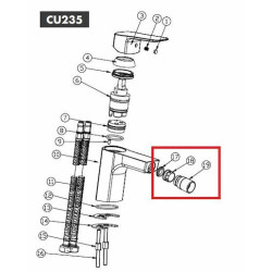 OPTIMA - bidetový kloub set CU235 NDCU23519