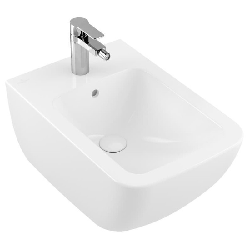 Villeroy & Boch Venticello Bidet, nástěnný, 375 x 560 mm, bílý Alpin CeramicPlus 441100R1