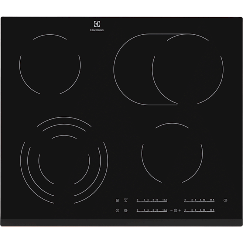 Sklokeramická varná deska Electrolux černá EHF6547FXK