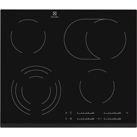 Sklokeramická varná deska Electrolux černá EHF6547FXK