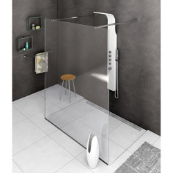 Polysan MODULAR SHOWER jednodílná zástěna WALK-IN, 1500 mm,MS4-150