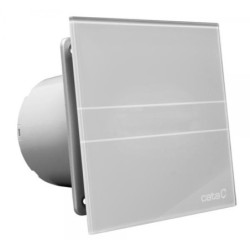 Cata ventilátor e100 GST sklo časovač stříbrný SIKOAE100GST