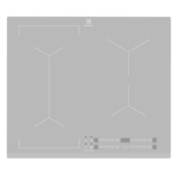 Indukční varná deska Electrolux bílá EIV63440BS