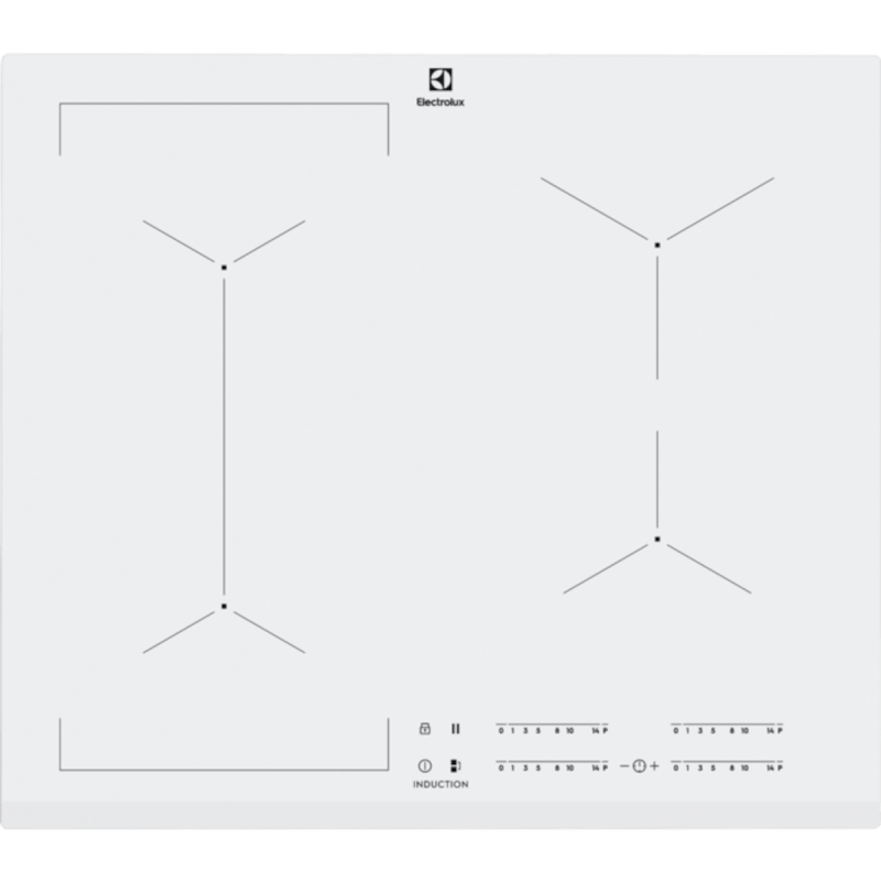 Indukční varná deska Electrolux bílá EIV63440BW